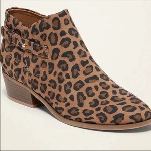 Leopard Print Booties